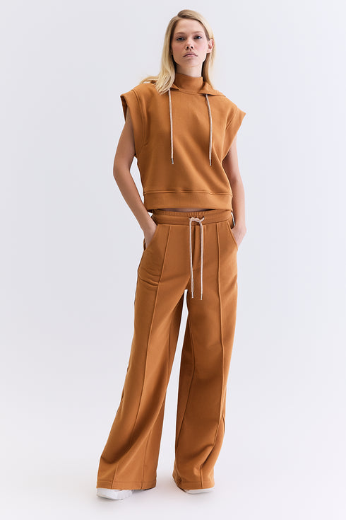 CALÇA PANTALONA NEW WAY CARAMELO